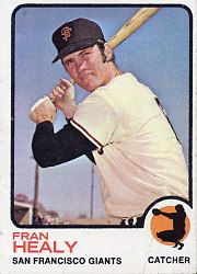 1973 Topps Baseball Cards      361     Fran Healy